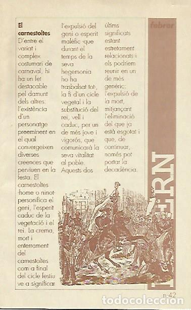 Libros: LIBRITO 7040: El carnestoltes. Numero 42 - Joan Amades - Foto 1