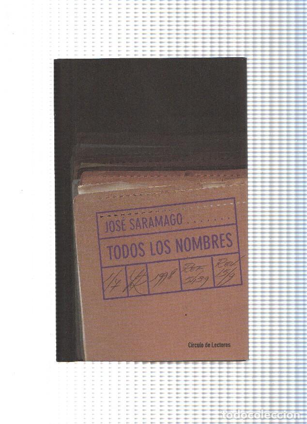 Libros: Circulo de Lectores: Todos los nombres - Jose Saramago - Foto 1
