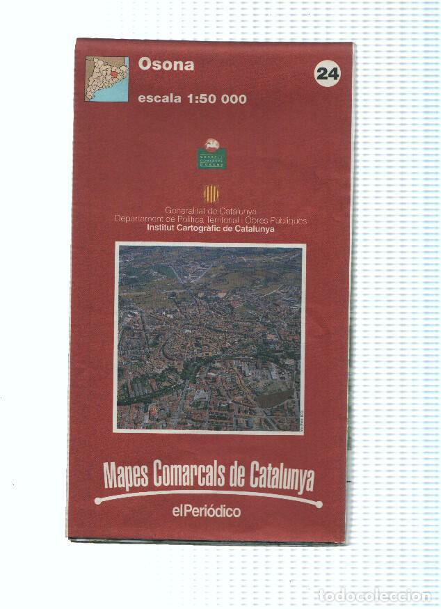 Libros: Mapes Comarcals de Catalunya numero 24: Osona - Varios - Foto 1