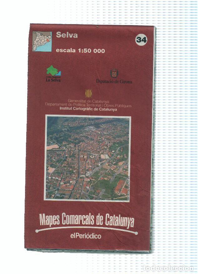 Libros: Mapes Comarcals de Catalunya numero 34: Selva - Varios - Foto 1
