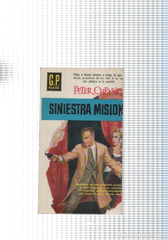 Libros: GP Policiaca num.19: Siniestra mision - Peter Cheyney - Foto 1