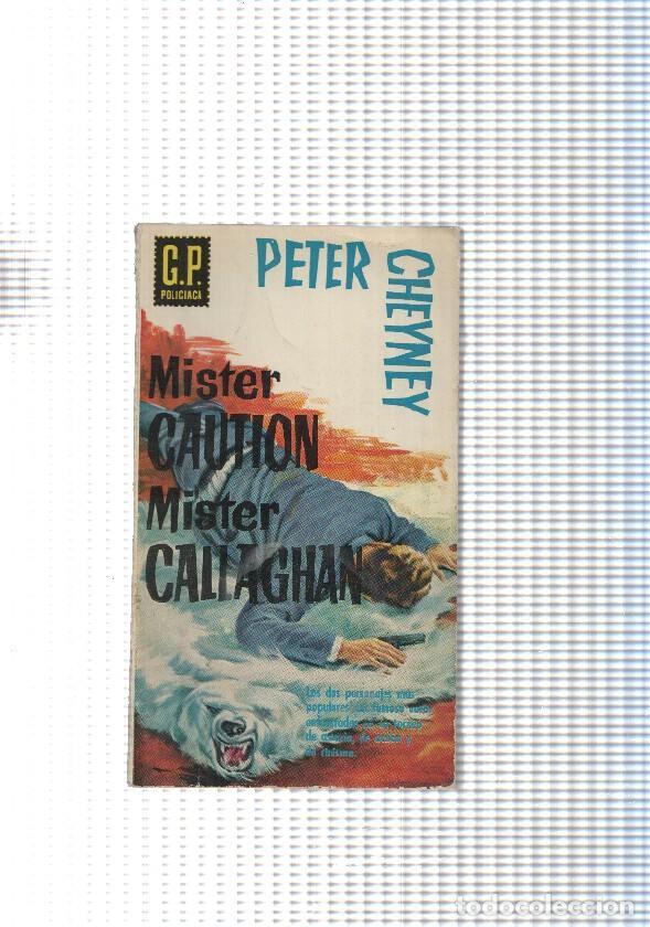 Libros: GP Policiaca num.40: Mister Caution, Mister Callaghan - Peter Cheyney - Foto 1