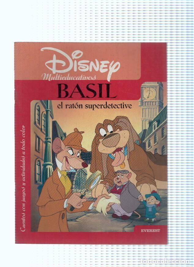 Libros: Disney Multieducativos: Basil, el raton superdetective - Disney - Foto 1