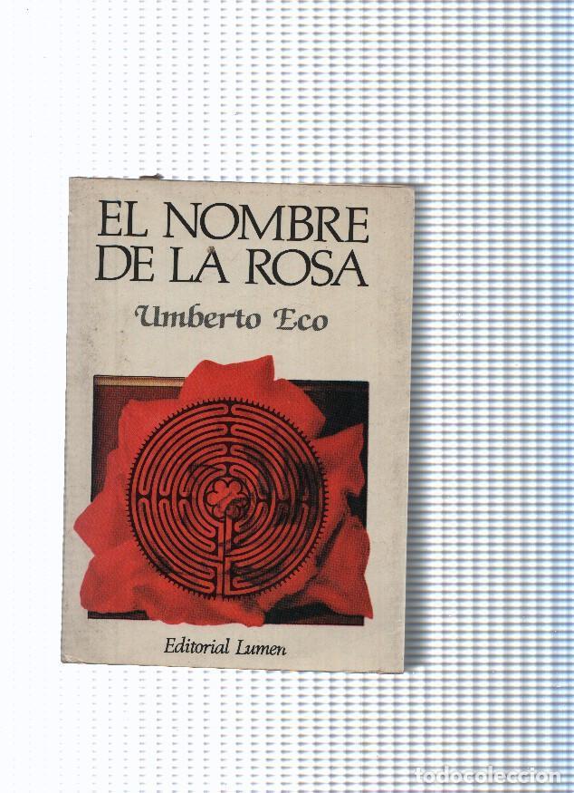 Libri di seconda mano: Palabra en el tiempo, 148: El nombre de la rosa - Umberto Eco