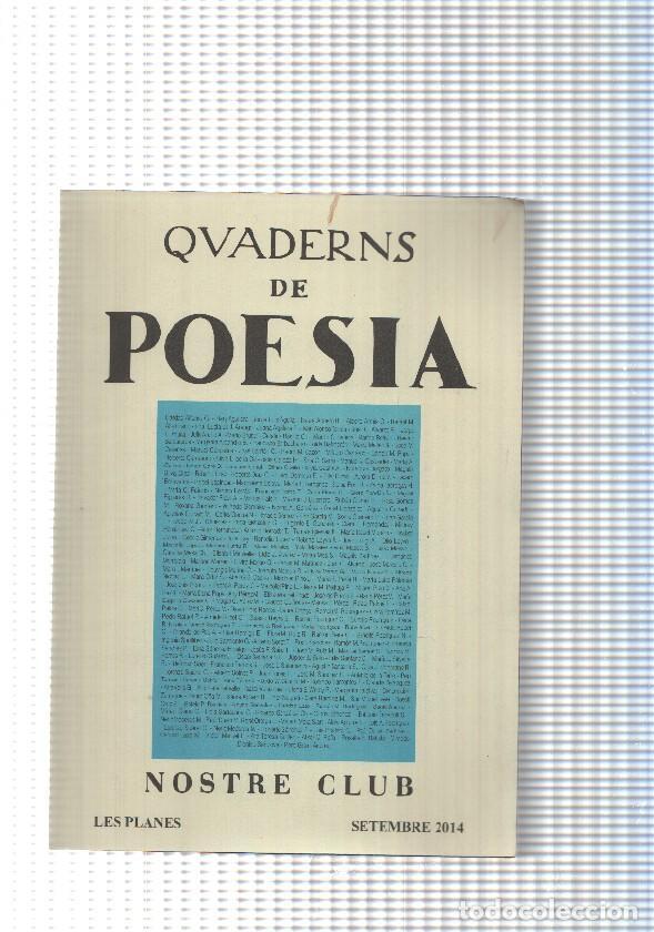 Livres: Nostre Club: Quaderns de Poesia, setembre 2014 - varios