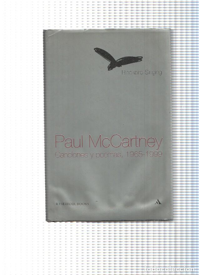 Libros: Paul McCartney. Caniones y poemas, 1965-1999 - Blacbird Singing