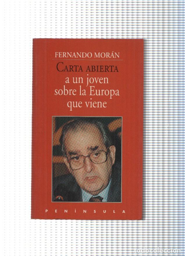 books: Cartas abiertas numero 06: Carta abierta a un joven sobre la Europa que viene - Fernando Moran