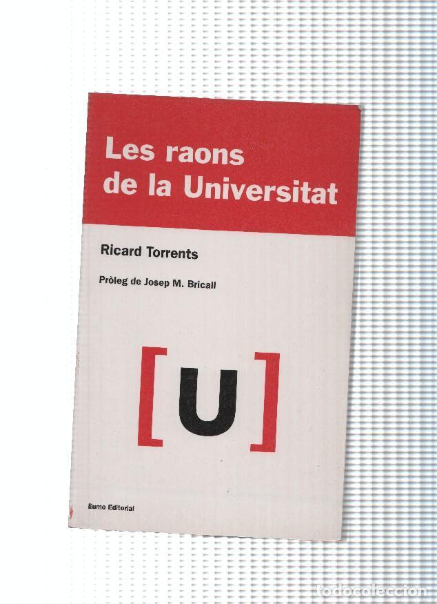 books: Les raons de la Universitat - Ricard Torrents