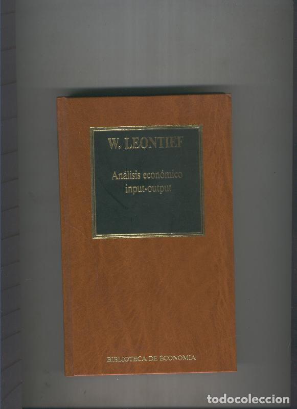 Libros: Analisis economico input-output - W. Leontief - Foto 1