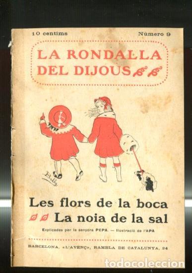 Livres: La rondalla del dijous numero 09: Les flors de la boca, La noia de la sal - Pepa, ilustracio de L'Ap
