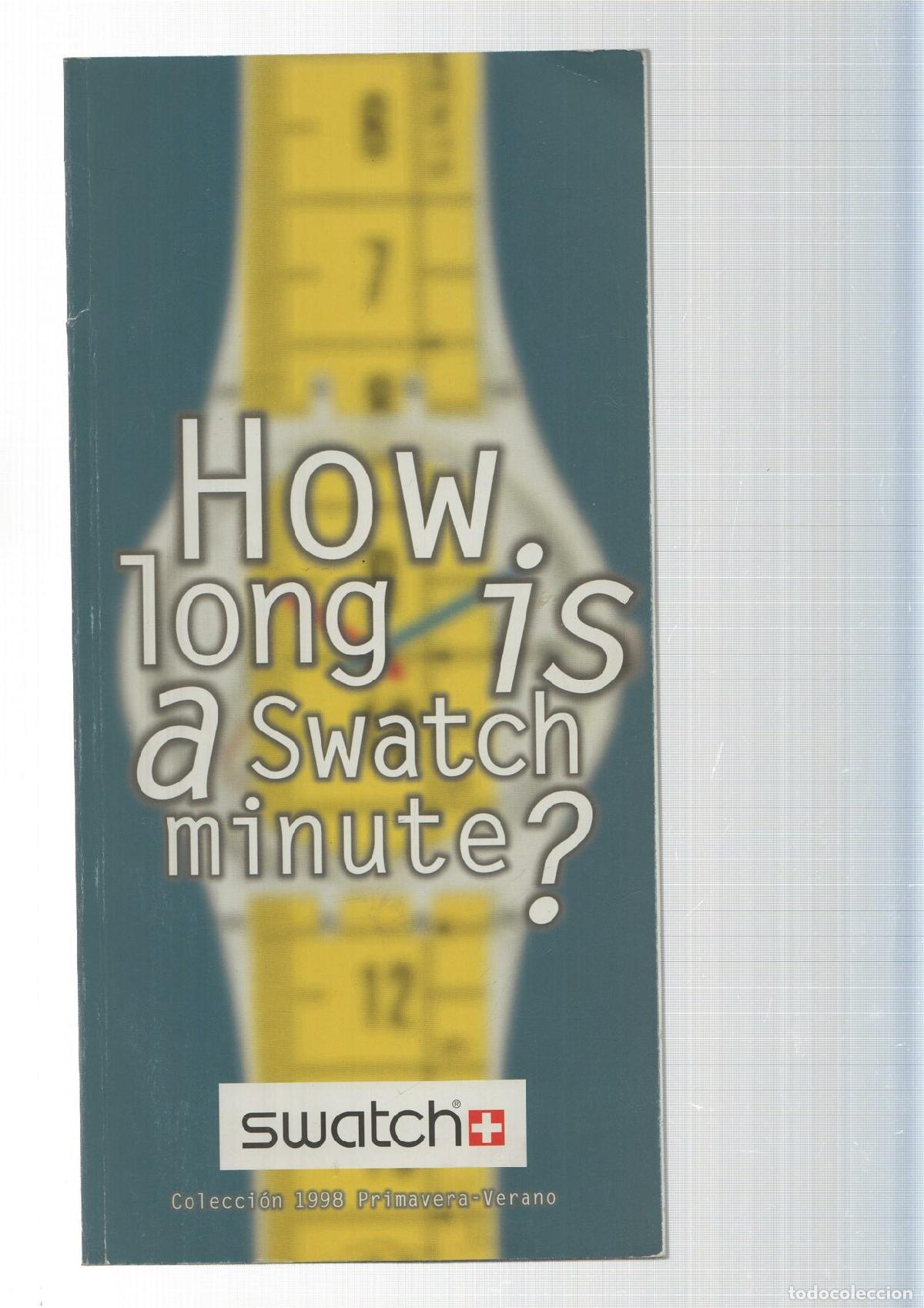 Libros: Coleccion relojes Swaatch, primavera verano 1998 - varios - Foto 1