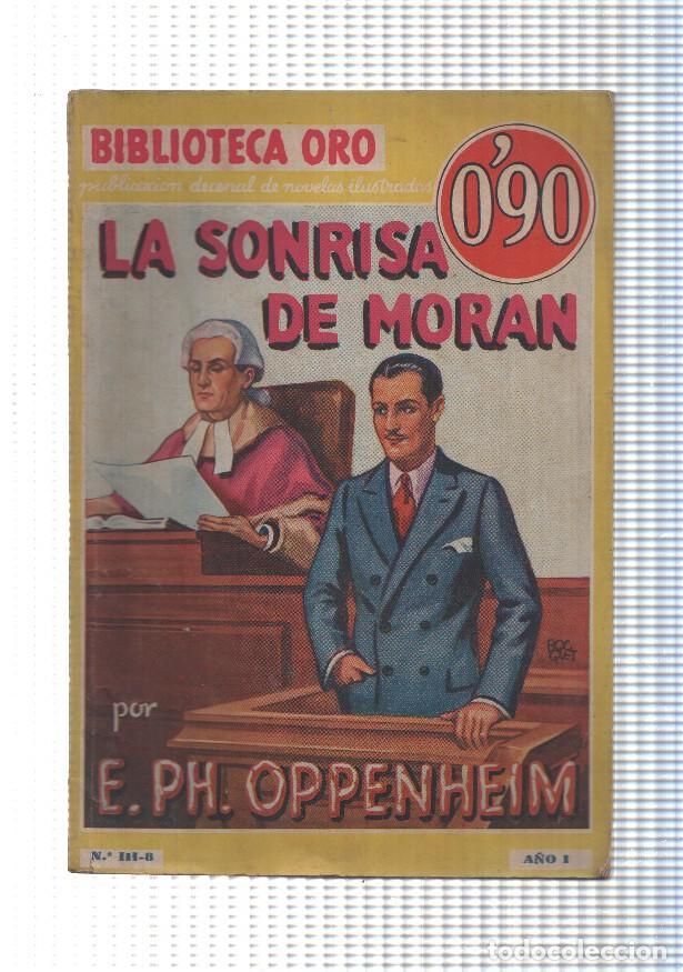 Libri di seconda mano: Biblioteca Oro amarilla numero 111-8: La sonrisa de Moran - E.PH.Oppenheim
