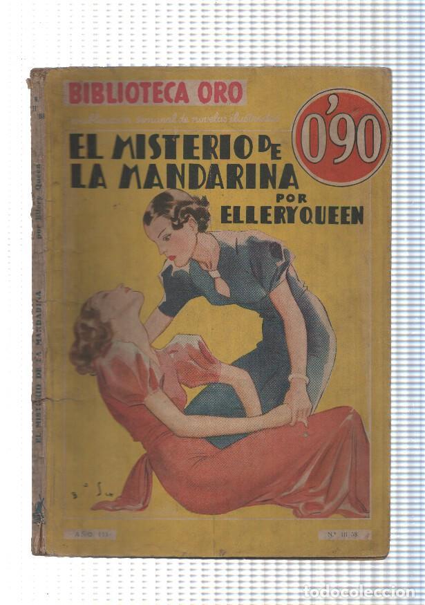 Libri di seconda mano: Biblioteca Oro amarilla numero 111-58: El misterio de la Mandarina (aviejada) - Ellery Queen