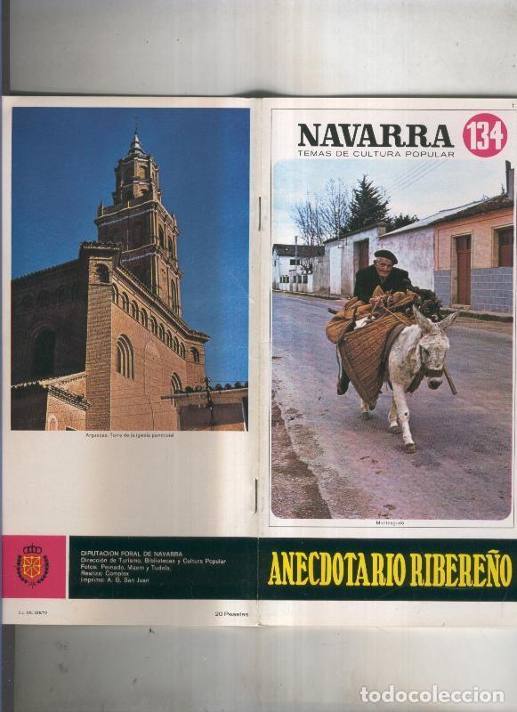 Libros: Navarra temas de cultura popular numero 134: Anecdotario ribere&ntilde;o - Luis Gil Gomez