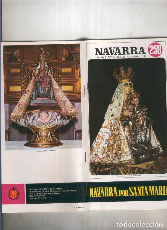Livros em segunda m&atilde;o: Navarra temas de cultura popular numero 258: Navarra por Santa Maria - Dolores Baleztena Ascarate