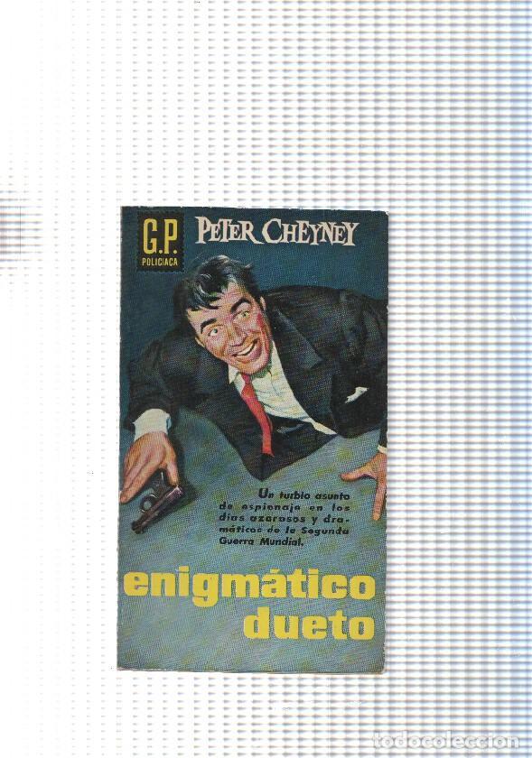 Libros: GP Policiaca num. 55: Enigmatico dueto - Peter Cheyney - Foto 1