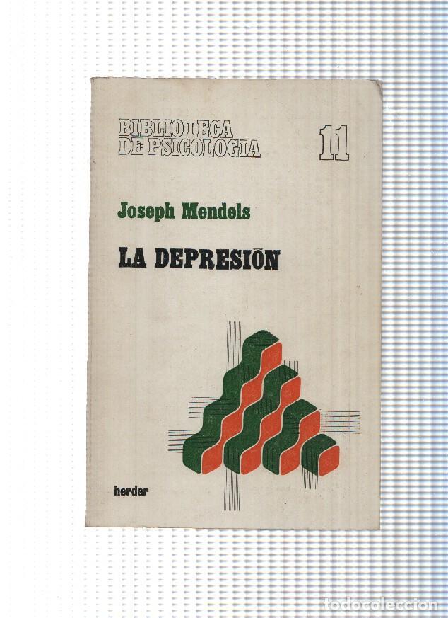 Libros: Biblioteca de Psicologia num. 11: La Depresion - Joseph Mendels