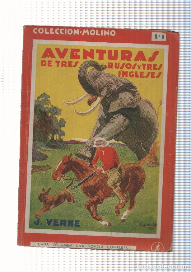 Livros em segunda m&atilde;o: Coleccion Molino num. 09: Aventuras de tres rusos y tres ingleses en el Africa Austral - Julio Verne