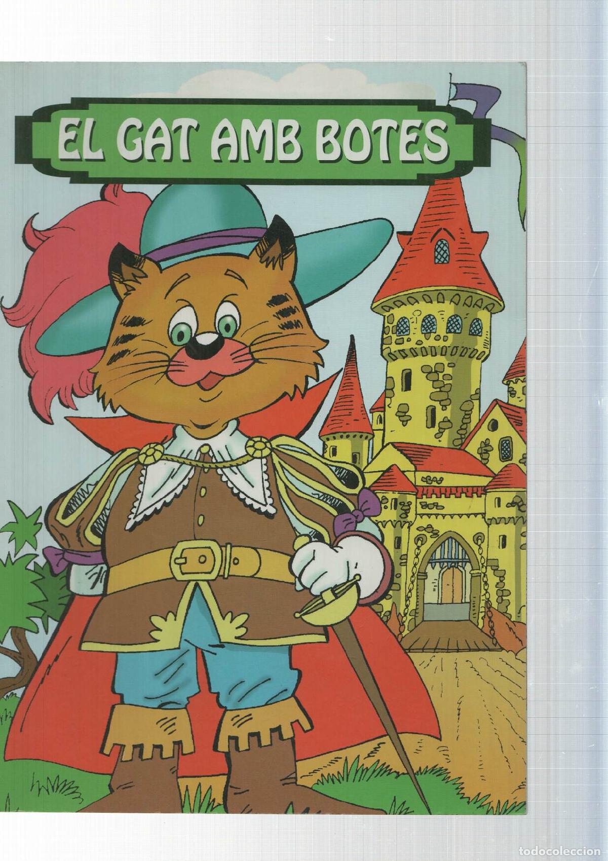 Libri di seconda mano: Col leccio explica m un conte: El gat amb botes - Varios