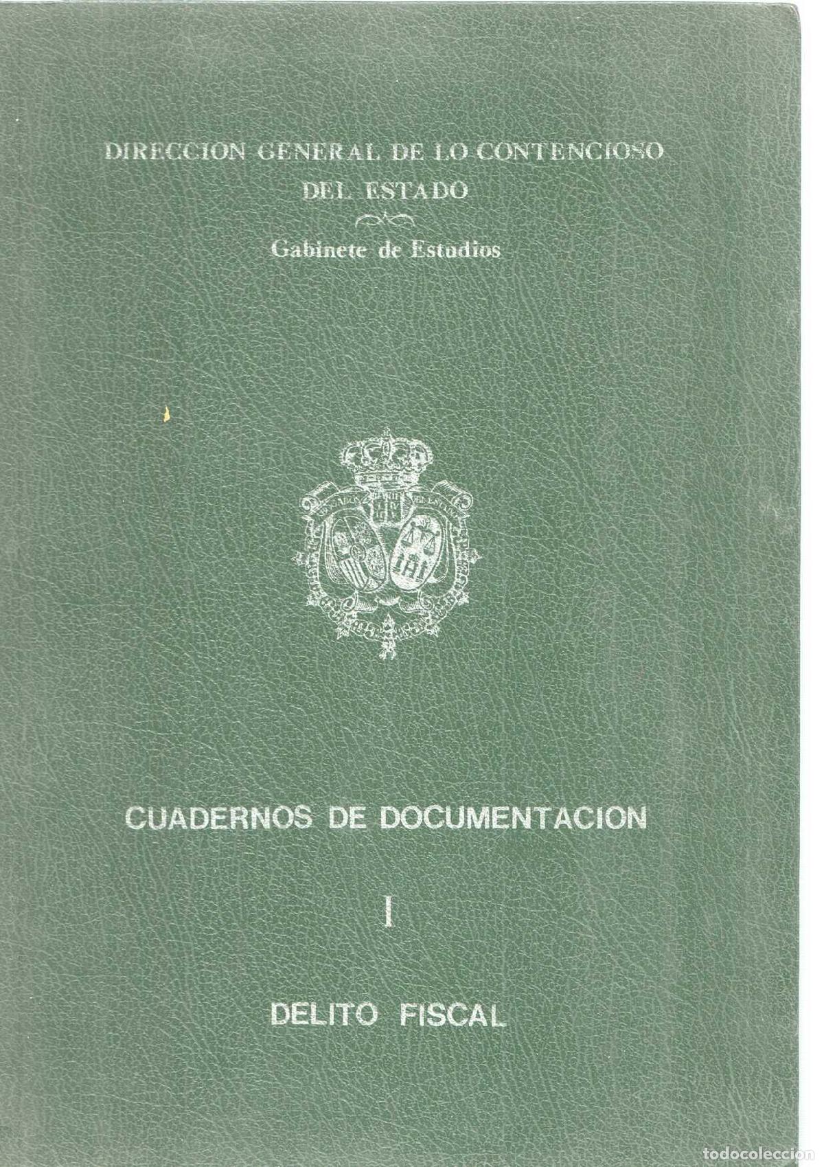 Libros: Cuadernos de documentacion num. 01: Delito Fiscal - varios - Foto 1