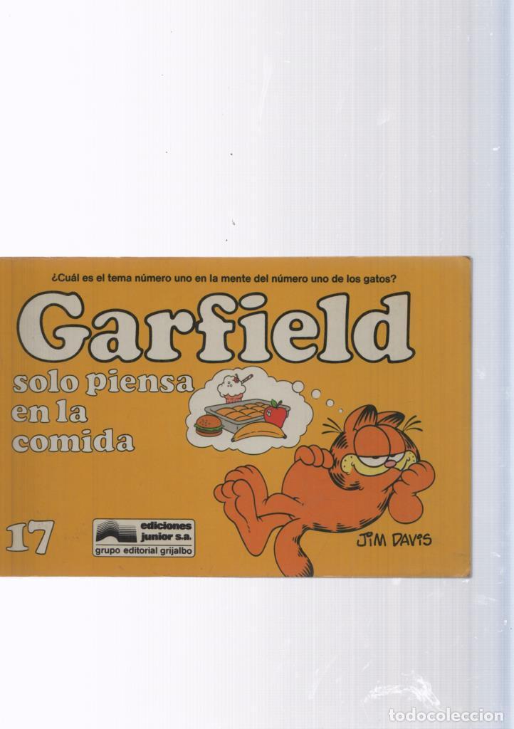 Libros: numero 17: Garfield solo piensa en la comida - Jim Davis - Foto 1