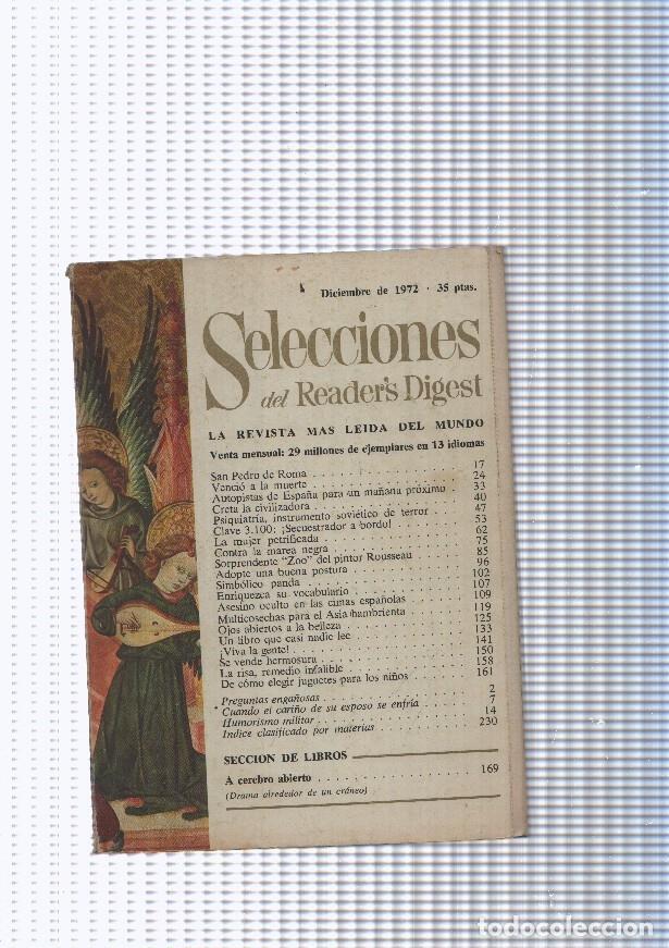 Libros: Selecciones del Readers Digest, numero 385, diciembre 1972: San Pedro de Roma- Vencio a la - Varios