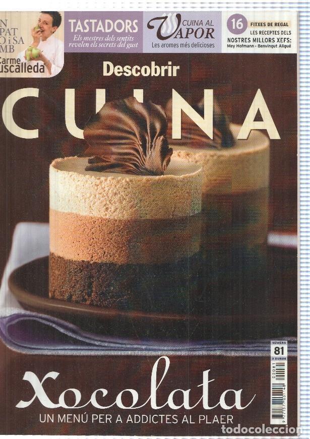 Livros em segunda m&atilde;o: Descobrir cuina numero 81: Xocolata, un penu per addictes al plaer- Un apat bo - varios