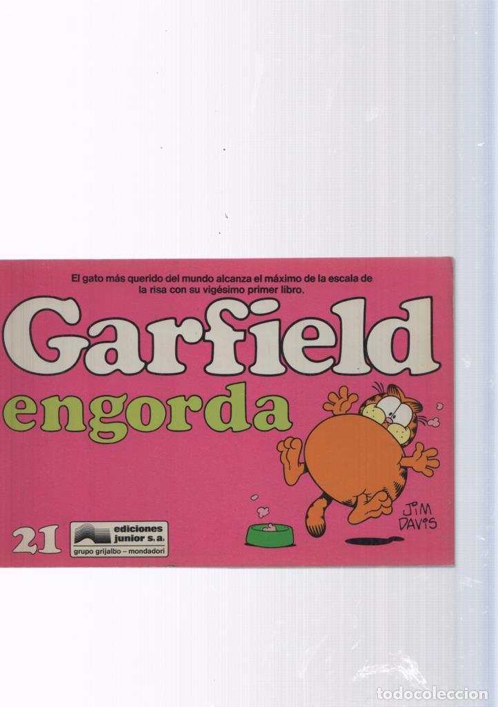 Libros: numero 21: Garfield engorda - Jim Davis - Foto 1