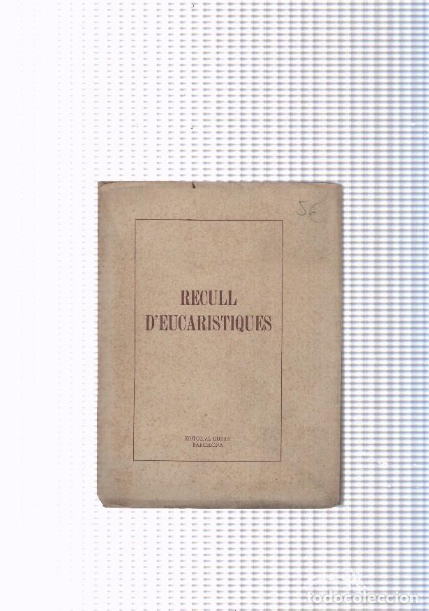 Libros: Recull dEucaristiques - varios - Foto 1