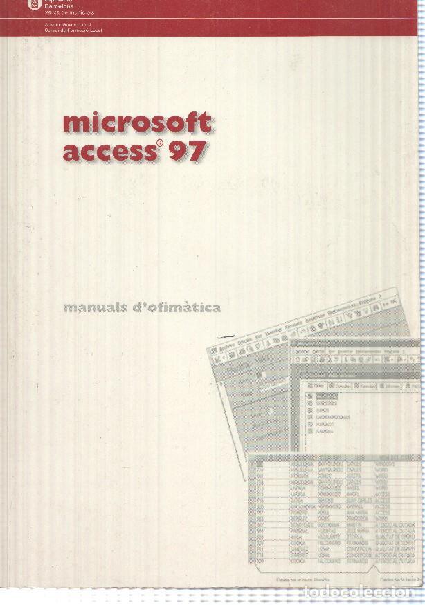 Libri di seconda mano: Guia: Microsoft Access 97, manuals Ofimatica. Quarta reimpressio 2003. No incluye disco