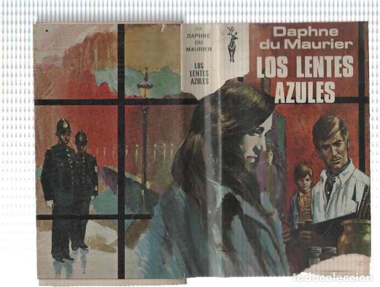 Libri di seconda mano: Coleccion Reno numero 374: Los lentes azules (roto sobrecubierta parte inferior segun imagen) - Daph