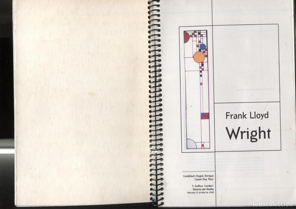 Libros: Frank Lloyd: Wright - Enrique Cardellach Chapin y Marc Castan Visa