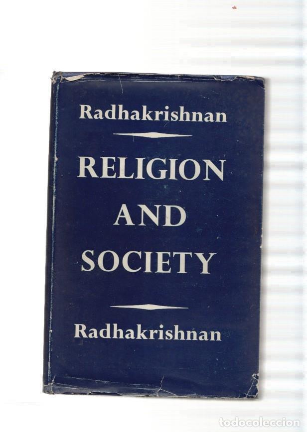 Livres: Religion and Society - Radhakrishnan
