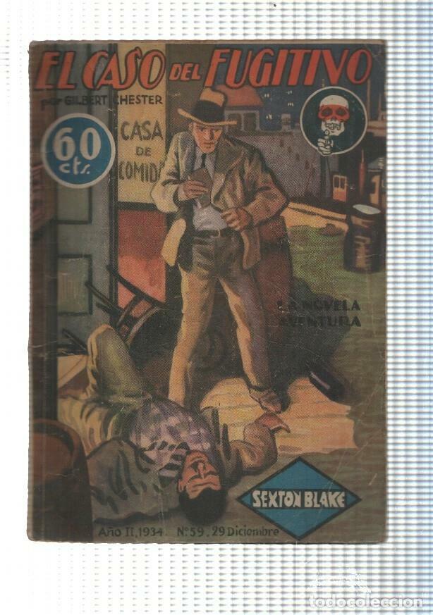 B&uuml;cher: La novela de aventura: Sexton Blake numero 059: El caso del fugitivo - Gilbert Chester