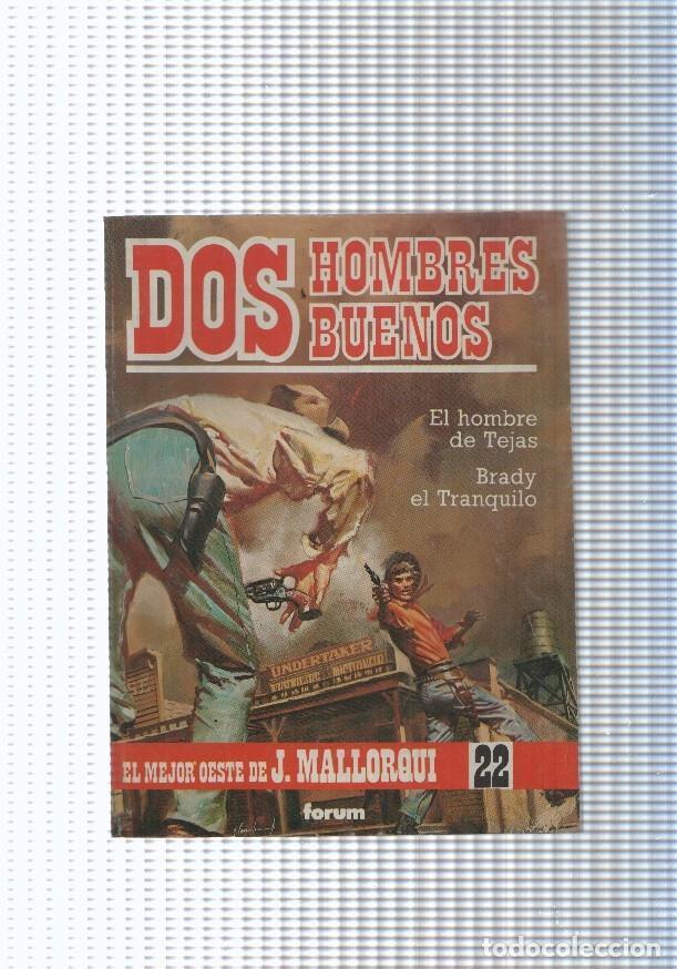 Libri di seconda mano: Dos Hombres Buenos num.22: El hombre de Tejas- Brady el Tranquilo - J. Mallorqui