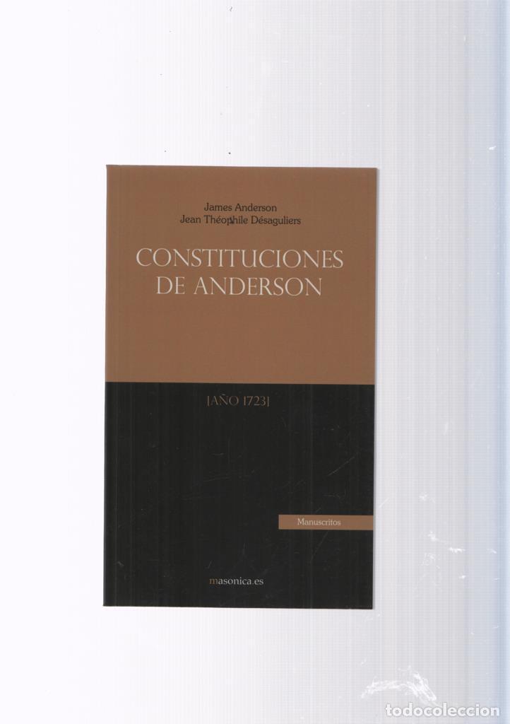 Libri di seconda mano: Constituciones de Anderson - J. Anderson, J. T. Desaguliers
