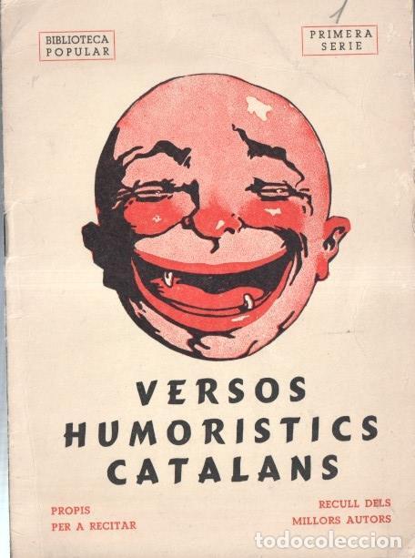 Libri di seconda mano: Biblioteca Popular : Versos humoristics catalans -