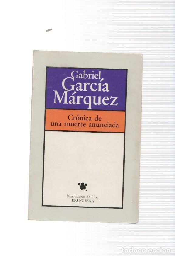 Libros: Cronica de una muerte anunciada - Gabriel Garcia Marquez