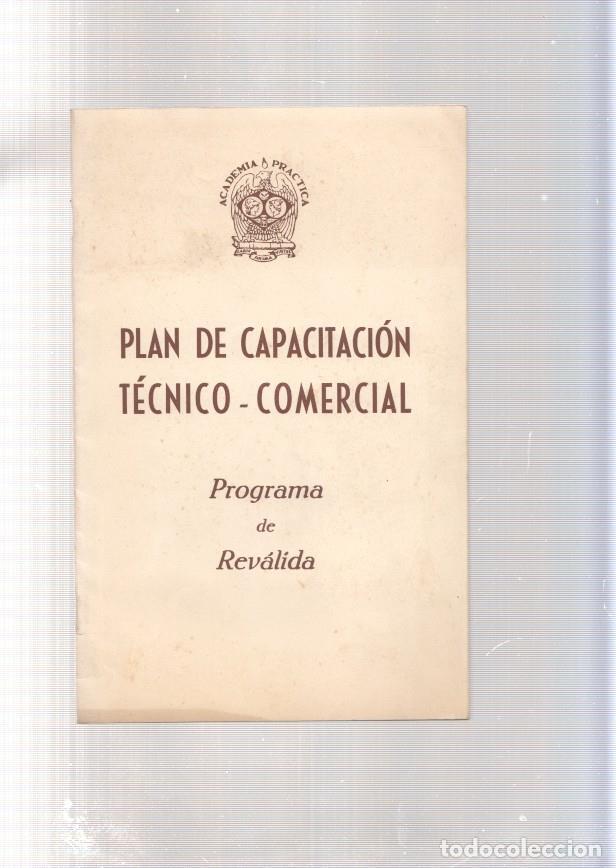 Libros: Plan de capacitacion tecnico-comercial. Programa de Revalida - varios - Foto 1