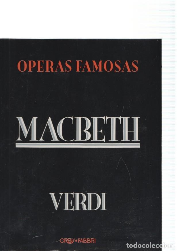 Libros: Operas famosas : Macbeth - Verdi - Foto 1