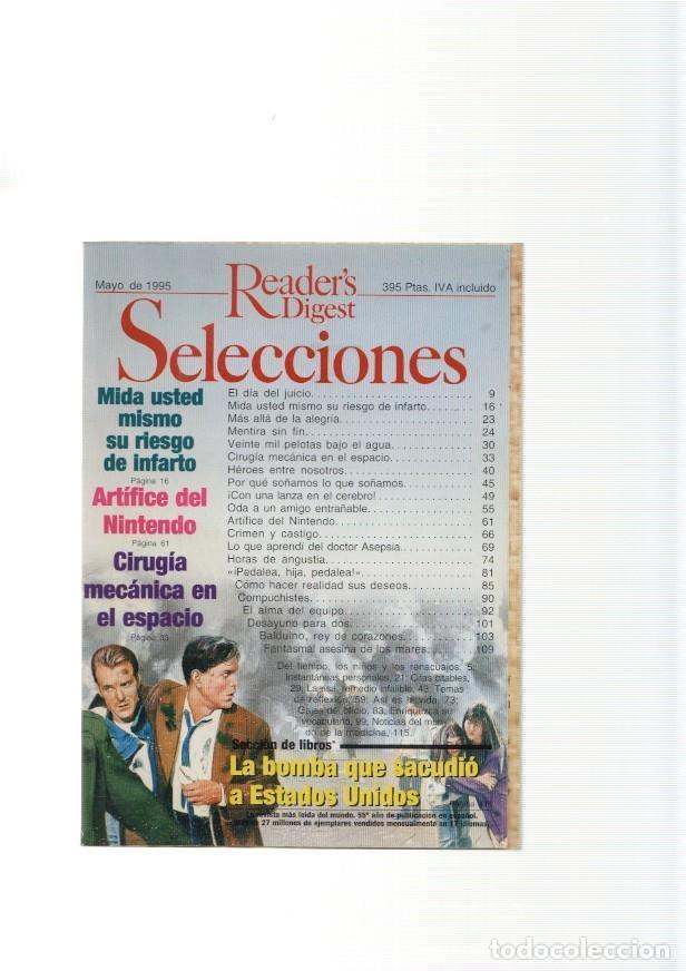 Libros: Reader s Digest Selecciones, mayo 1995: Balduino rey de corazones - varios - Foto 1
