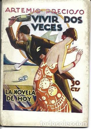 Libros: Vivir dos veces - Artemio Precioso - Foto 1