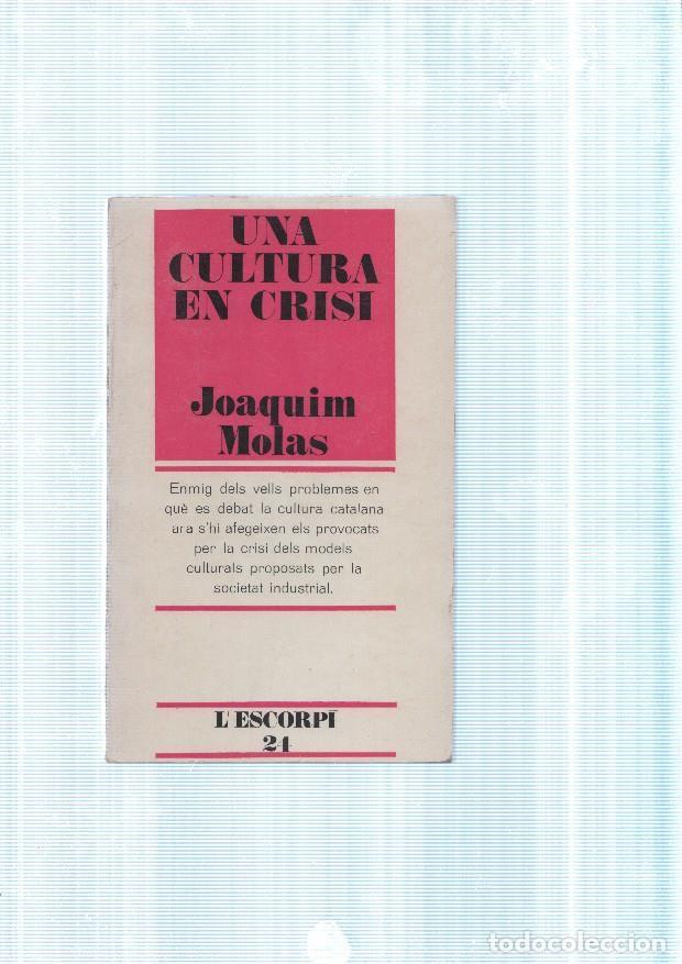 Livros em segunda m&atilde;o: Una cultura en crisi - Joaquim Molas