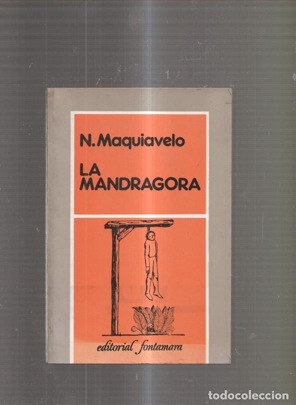 Libros: La Mandragora - N. Maquiavelo - Foto 1