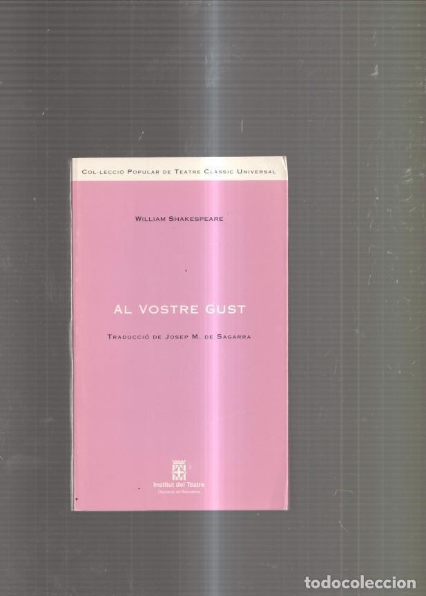Libros: Al vostre gust - William Shakespeare - Foto 1