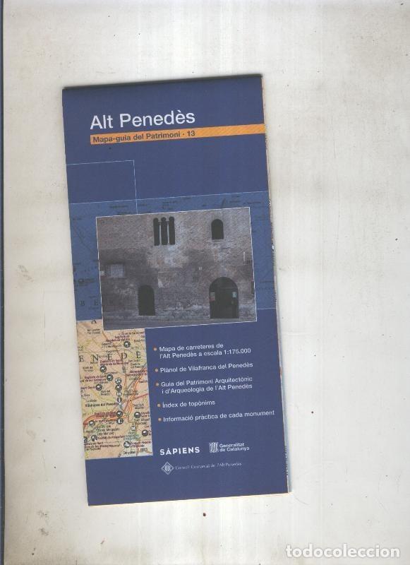 Libros: Mapa guia del Patrimoni 13: Alt Penedes - varios - Foto 1