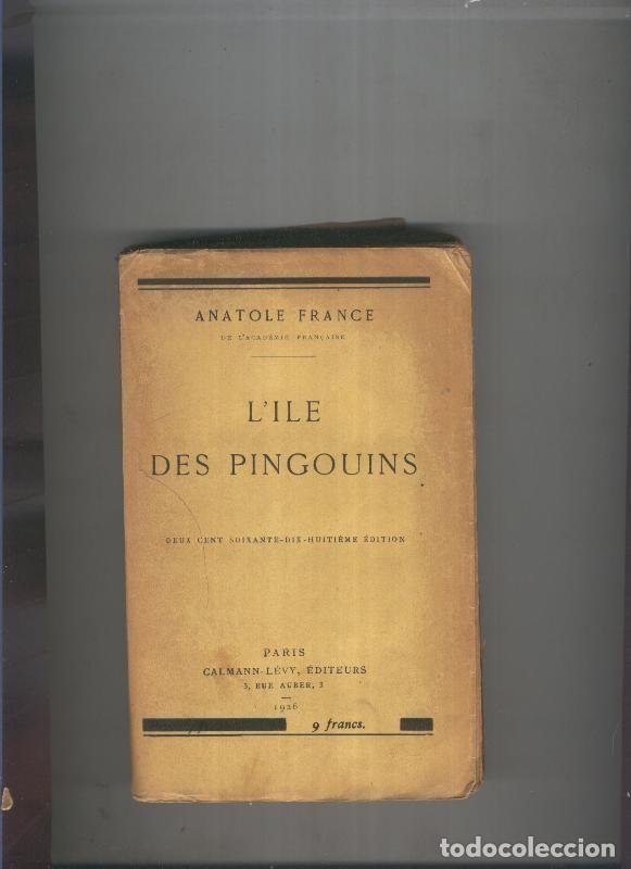 books: L ile des pingouins - Anatole France