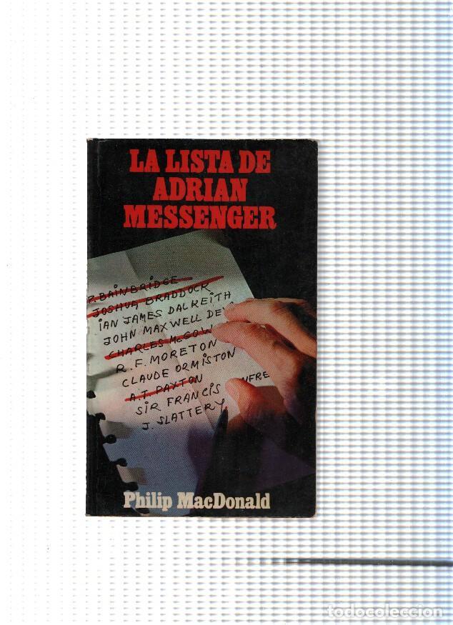 Libri di seconda mano: Coleccion Polismen, 1: La lista de Adrian Messenger - Philip MacDonald