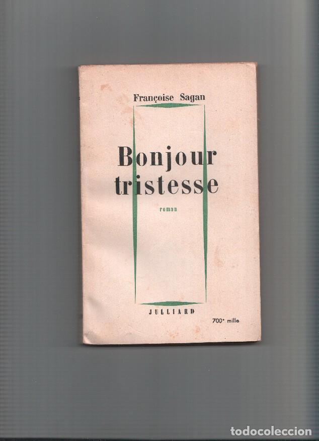 B&uuml;cher: Bonjour Tristesse (paginas por abrir al salir sin guillotinar de la imprenta) - Fran&ccedil;oise Sagan