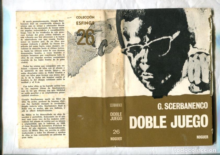 Livres: Coleccion Esfinge numero 026: Doble juego - Giorgio Scerbanenco
